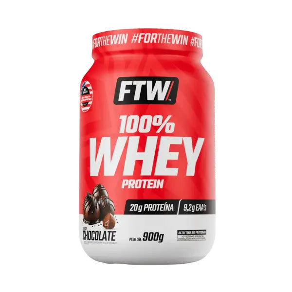 100% Whey protein Pote 900g - FTW