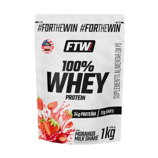 Whey 100% Concentrado Refil 1kg – FTW
