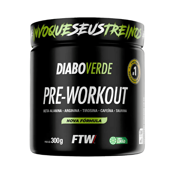 Diabo Verde + Whey FTW + Creatina FTW