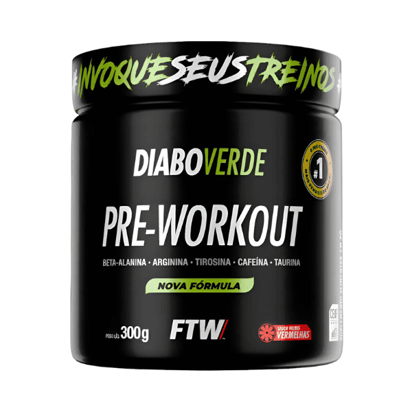 Diabo Verde + Whey FTW + Creatina FTW