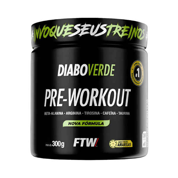 Diabo Verde + Whey FTW + Creatina FTW