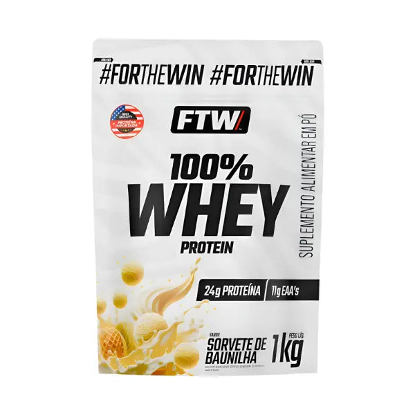 Whey 100% Concentrado Refil 1kg – FTW