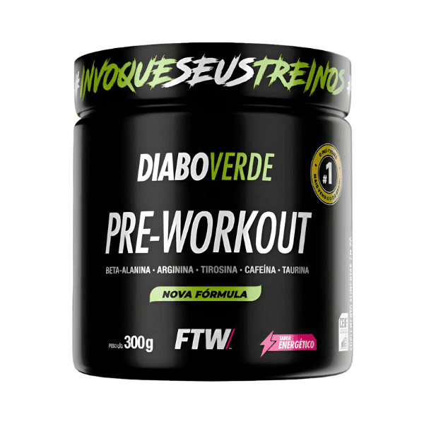 Diabo Verde + Whey FTW + Creatina FTW