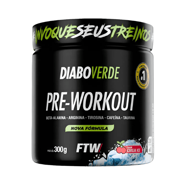 Diabo Verde + Whey FTW + Creatina FTW