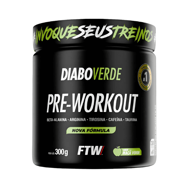 Diabo Verde + Whey FTW + Creatina FTW