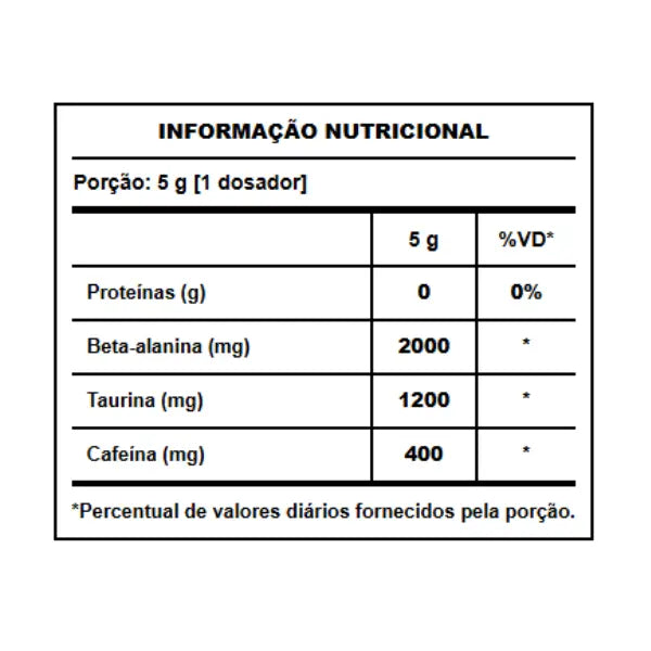 Pré-Treino Évora XT 300g – Darkness