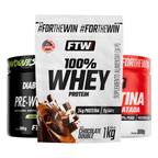 Diabo Verde + Whey FTW + Creatina FTW