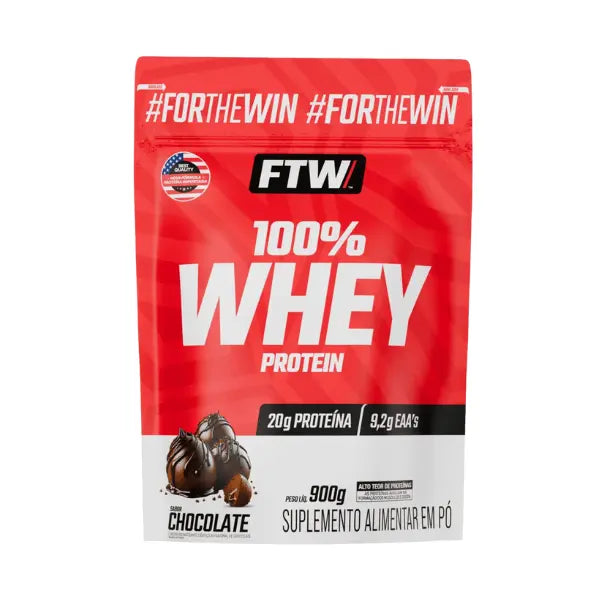100% Whey protein Pote 900g - FTW
