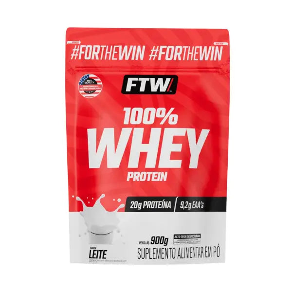 100% Whey protein Pote 900g - FTW