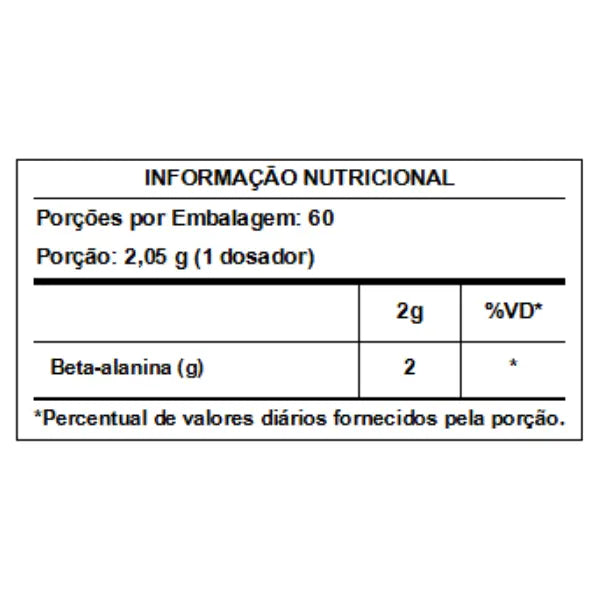 Beta Alanina 123g - Integralmedica