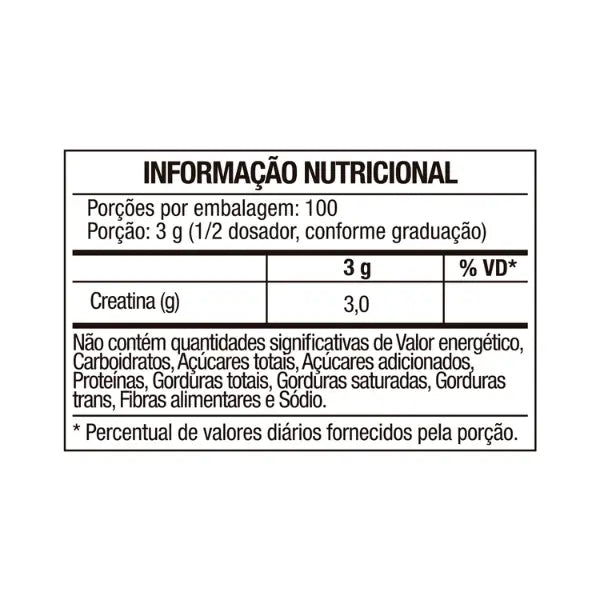 Creatina Pura MonoHidratada - FTW