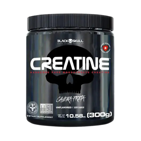 Creatina Pura - Creatine MonoHidratada - Black Skull