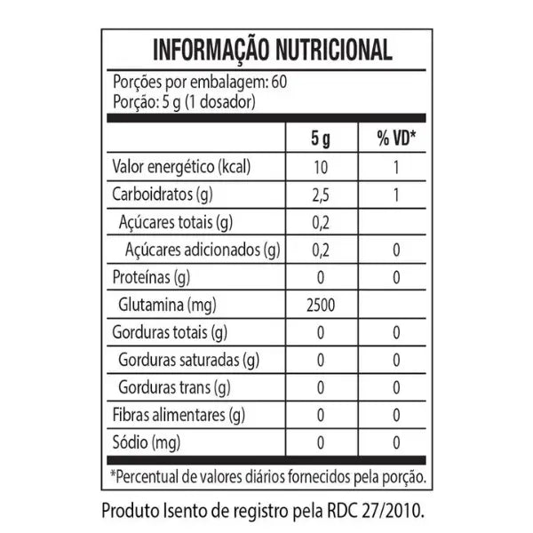 Glutamina - Glutamine Turbo Caveira Preta 300g - Black Skull