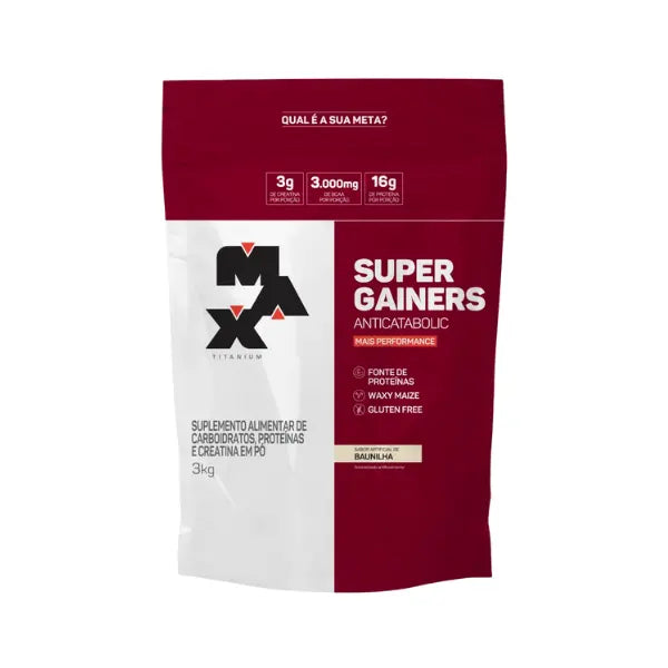 Hipercalórico Super Gainers 3kg - Max Titanium