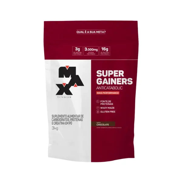 Hipercalórico Super Gainers 3kg - Max Titanium