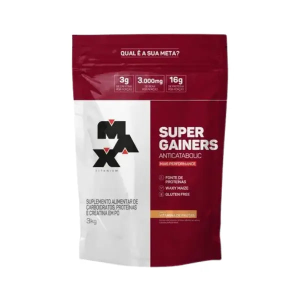 Hipercalórico Super Gainers 3kg - Max Titanium