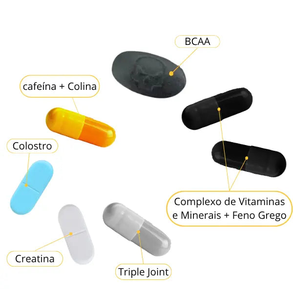 Monstrous TestoPack - Black Skull