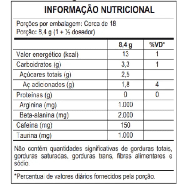 Pré-Treino Horus - Max Titanium