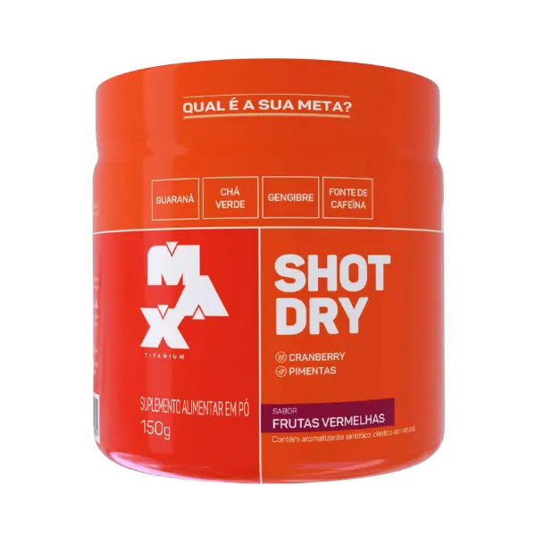 Pré-Treino Shot Dry 150g - Max Titanium