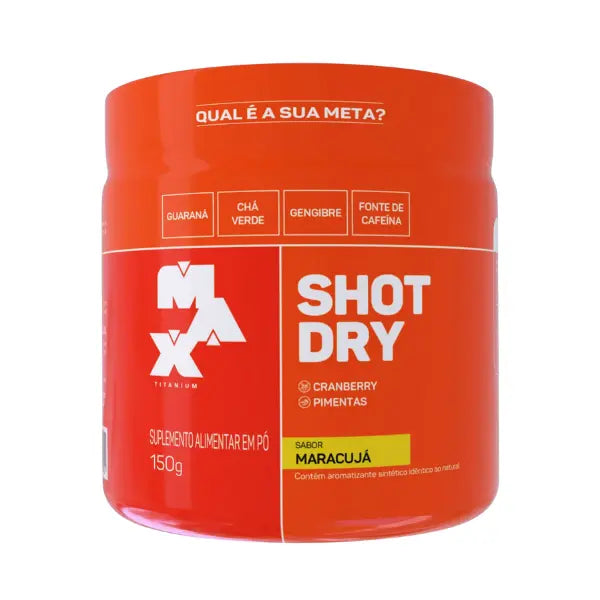 Pré-Treino Shot Dry 150g - Max Titanium