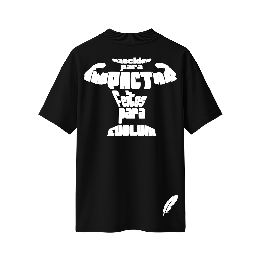 Camiseta Oversize Selfini - Impacto & Evolução