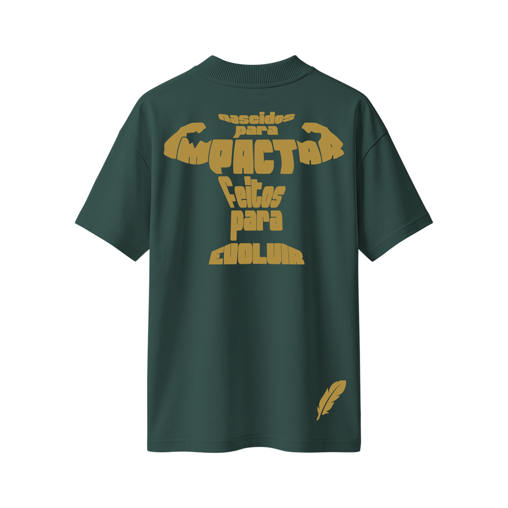 Camiseta Oversize Selfini - Impacto & Evolução